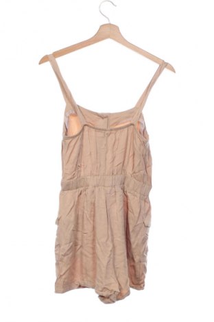 Дамски къс гащеризон Amisu, Размер XS, Цвят Бежов, Цена 25,68 лв.