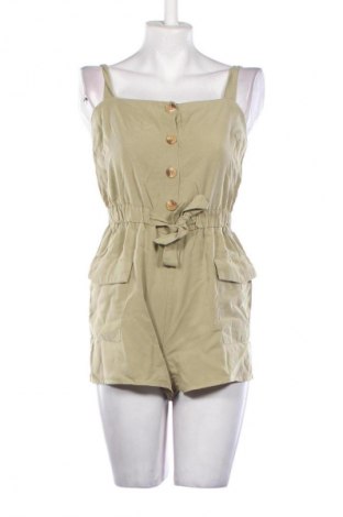 Salopetă scurtă de damă Bershka, Mărime M, Culoare Verde, Preț 102,70 Lei