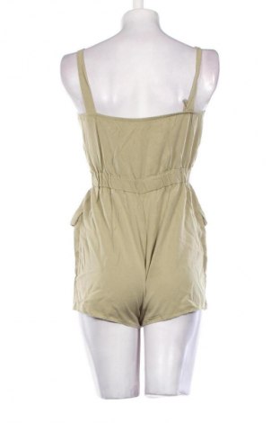 Salopetă scurtă de damă Bershka, Mărime M, Culoare Verde, Preț 102,70 Lei
