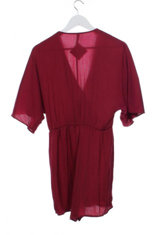 Дамски къс гащеризон Stradivarius, Размер M, Цвят Червен, Цена 39,00 лв.