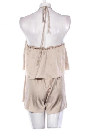 Дамски къс гащеризон Unbranded, Размер L, Цвят Бежов, Цена 39,10 лв.