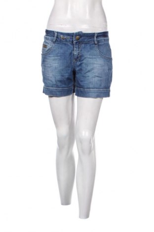 Pantaloni scurți de femei Bershka, Mărime M, Culoare Albastru, Preț 50,00 Lei