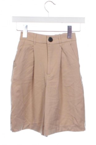 Дамски къс панталон Bershka, Размер XS, Цвят Бежов, Цена 15,99 лв.