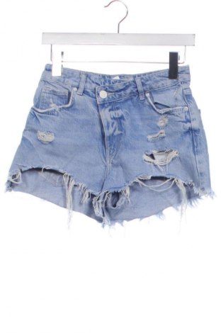 Damskie szorty Bershka, Rozmiar S, Kolor Niebieski, Cena 43,68 zł