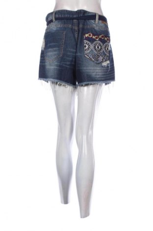 Pantaloni scurți de femei Desigual, Mărime L, Culoare Albastru, Preț 126,32 Lei
