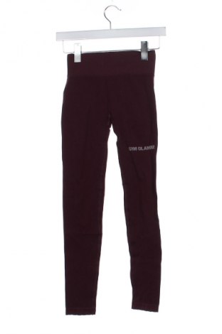 Damskie legginsy Glamour, Rozmiar S, Kolor Czerwony, Cena 29,99 zł