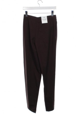 Дамски панталон Bershka, Размер XS, Цвят Кафяв, Цена 46,00 лв.