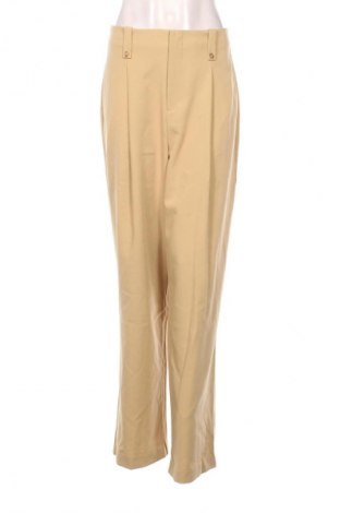 Дамски панталон Calvin Klein Jeans, Размер L, Цвят Бежов, Цена 204,99 лв.