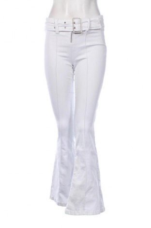 Pantaloni de femei Fb Sister, Mărime S, Culoare Alb, Preț 39,42 Lei