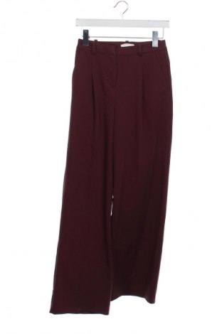 Дамски панталон H&M, Размер XS, Цвят Червен, Цена 29,00 лв.