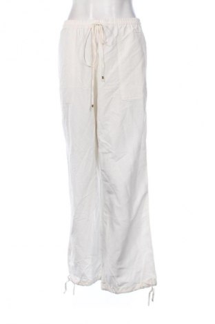Damskie spodnie H&M, Rozmiar XL, Kolor Biały, Cena 66,67 zł
