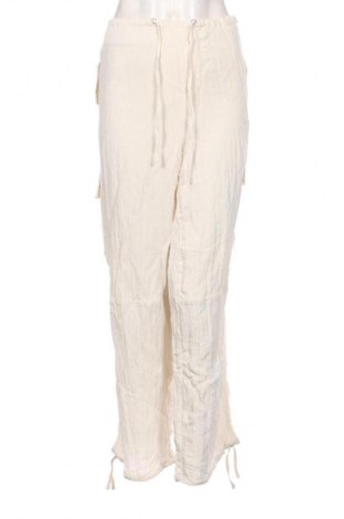 Dámske nohavice H&M, Veľkosť L, Farba Kremová, Cena  14,77 €