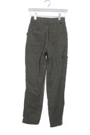 Дамски панталон H&M L.O.G.G., Размер XS, Цвят Зелен, Цена 18,99 лв.