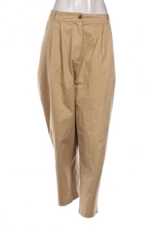 Pantaloni de femei Reserved, Mărime XXL, Culoare Bej, Preț 76,32 Lei