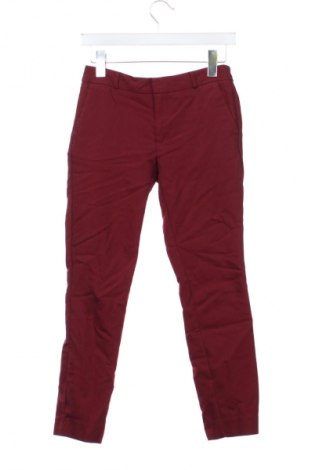 Дамски панталон Stradivarius, Размер XXS, Цвят Червен, Цена 19,99 лв.