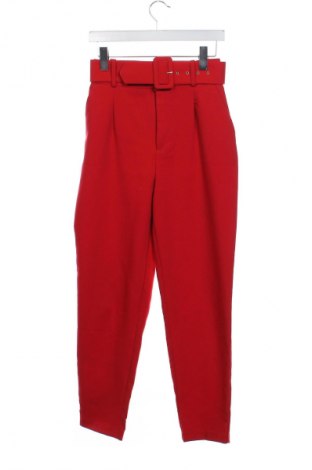 Pantaloni de femei Zara, Mărime XS, Culoare Roșu, Preț 104,03 Lei