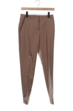 Дамски панталон Zara, Размер XS, Цвят Кафяв, Цена 11,99 лв.