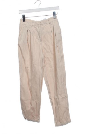 Dámske nohavice Zara, Veľkosť XS, Farba Béžová, Cena  14,00 €