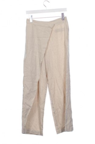 Damskie spodnie Zara, Rozmiar XS, Kolor Beżowy, Cena 62,07 zł