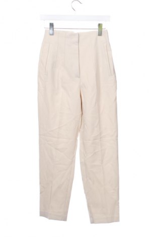 Damskie spodnie Zara, Rozmiar XS, Kolor Beżowy, Cena 72,99 zł