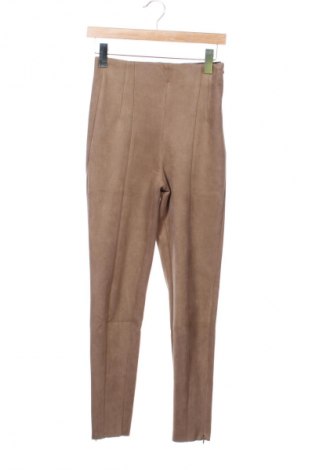 Pantaloni de femei Zara, Mărime XS, Culoare Bej, Preț 72,99 Lei