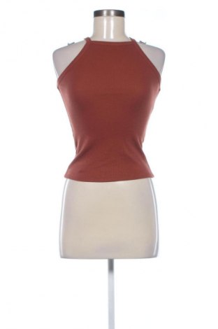 Damska koszulka na ramiączkach SHEIN, Rozmiar XS, Kolor Brązowy, Cena 40,45 zł