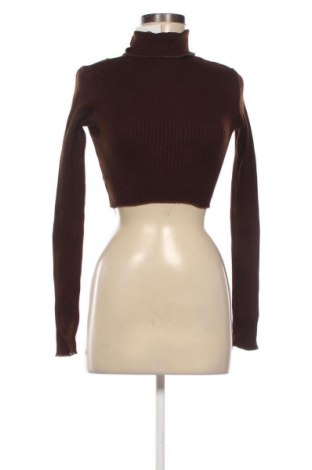 Damski sweter Bershka, Rozmiar S, Kolor Brązowy, Cena 66,67 zł