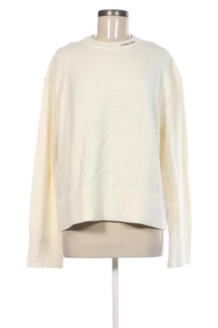 Дамски пуловер Calvin Klein Jeans, Размер XL, Цвят Екрю, Цена 189,99 лв.