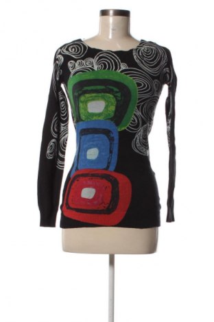 Дамски пуловер Desigual, Размер M, Цвят Многоцветен, Цена 54,99 лв.