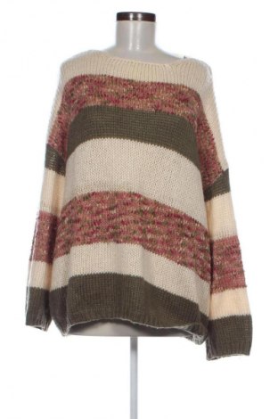 Дамски пуловер Jean Pascale, Размер M, Цвят Многоцветен, Цена 20,99 лв.