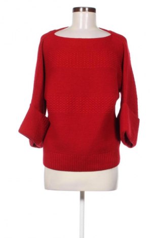Дамски пуловер Lacoste, Размер M, Цвят Червен, Цена 73,99 лв.