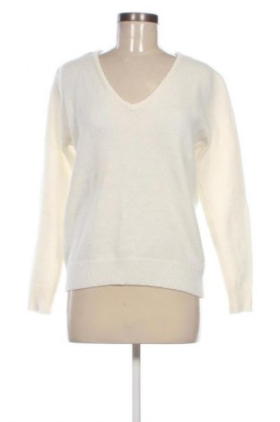 Damenpullover Monogram, Größe M, Farbe Weiß, Preis 14,91 €