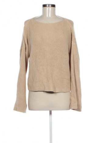 Дамски пуловер NA-KD, Размер S, Цвят Бежов, Цена 15,99 лв.