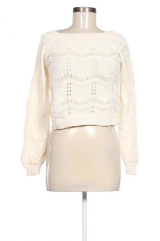 Дамски пуловер ONLY, Размер S, Цвят Екрю, Цена 62,99 лв.