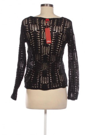 Дамски пуловер S.Oliver, Размер XS, Цвят Черен, Цена 93,99 лв.