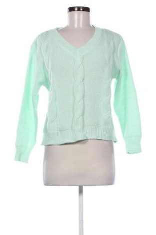 Дамски пуловер SHEIN, Размер S, Цвят Зелен, Цена 20,99 лв.