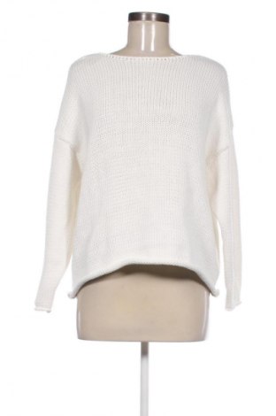 Damski sweter Sinsay, Rozmiar L, Kolor Biały, Cena 66,67 zł