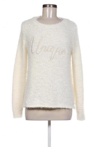 Damski sweter Springfield, Rozmiar L, Kolor ecru, Cena 78,99 zł