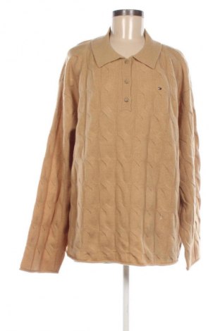 Дамски пуловер Tommy Hilfiger, Размер XXL, Цвят Бежов, Цена 254,99 лв.