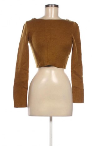 Damski sweter Zara, Rozmiar S, Kolor Brązowy, Cena 71,99 zł