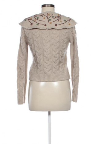 Damski sweter Zara, Rozmiar S, Kolor Beżowy, Cena 93,99 zł