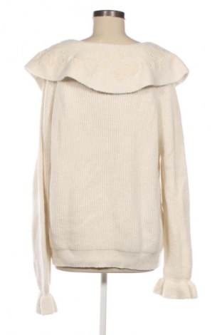 Damski sweter Zara, Rozmiar L, Kolor ecru, Cena 44,99 zł