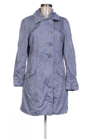 Damen Trench Coat Cream, Größe L, Farbe Blau, Preis € 61,99