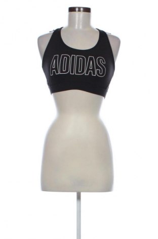 Γυναίκειο αθλητικό τοπ Adidas, Μέγεθος S, Χρώμα Μαύρο, Τιμή 17,38 €
