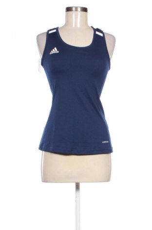 Damen Sporttop Adidas, Größe M, Farbe Blau, Preis 17,39 €