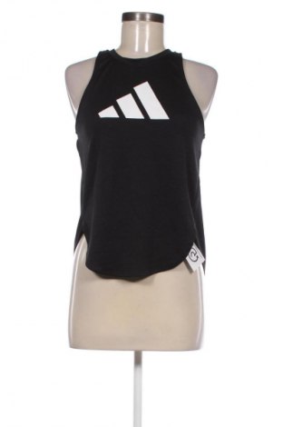 Γυναίκειο αθλητικό τοπ Adidas, Μέγεθος S, Χρώμα Μαύρο, Τιμή 17,39 €