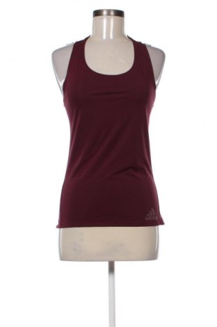 Дамски спортен топ Adidas, Размер M, Цвят Червен, Цена 38,59 лв.