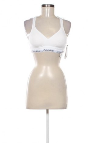 Damski sportowy top Calvin Klein, Rozmiar S, Kolor Biały, Cena 201,99 zł