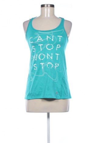 Damski sportowy top Decathlon, Rozmiar S, Kolor Zielony, Cena 22,99 zł