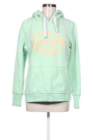 Дамски суитшърт Superdry, Размер L, Цвят Зелен, Цена 47,00 лв.